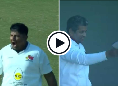 Watch: Days after India snub, Sarfaraz Khan roars in celebration, gets hat tip from coach following yet another Ranji century