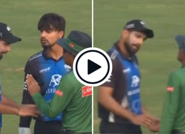 Watch: Haris Rauf questions umpire over delayed no-ball call in BPL