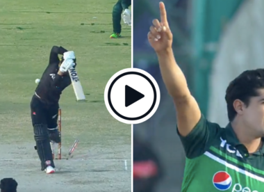 Watch: Naseem Shah strikes big in return spell, uproots centurion Devon Conway's off stump with seaming beauty
