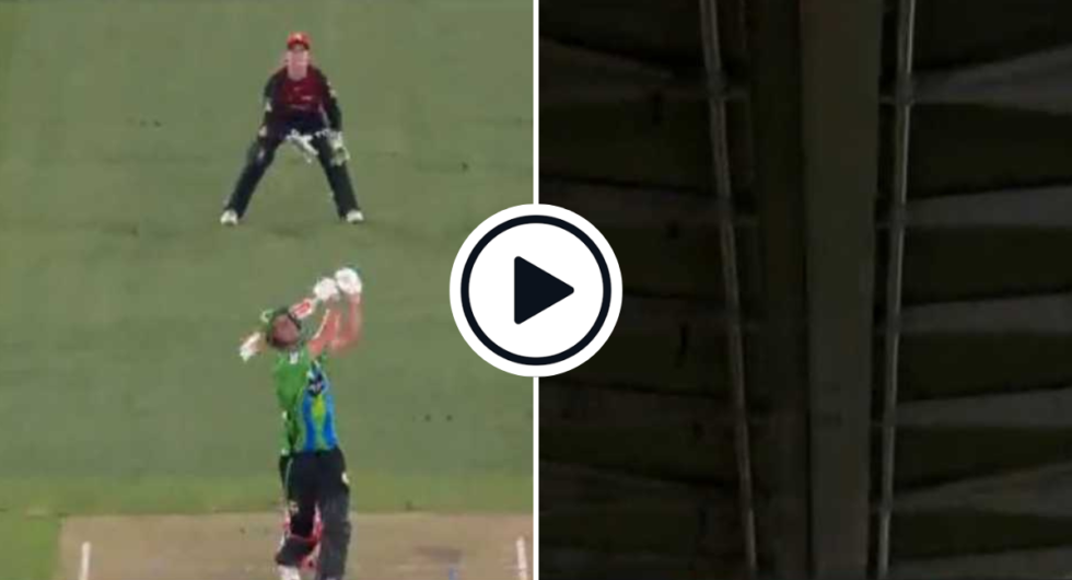 BBL roof six – Twice in the Melbourne Stars innings, the ball hit the roof, to be deemed a six