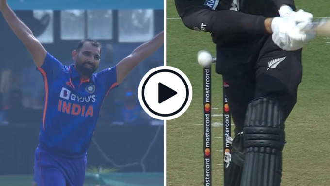 Watch: Mohammed Shami delivers exemplary first-over working-over to Finn Allen, bowls opener with wicked inducker for five-ball duck