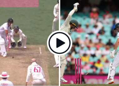 Watch: South Africa opener's leave goes wrong, Nathan Lyon pickpockets off-stump bail