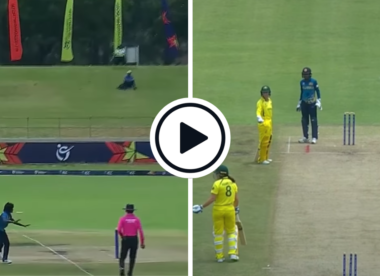 Watch: Obstruction? Australia U19 player run out in confusing fashion after bowler backs into her
