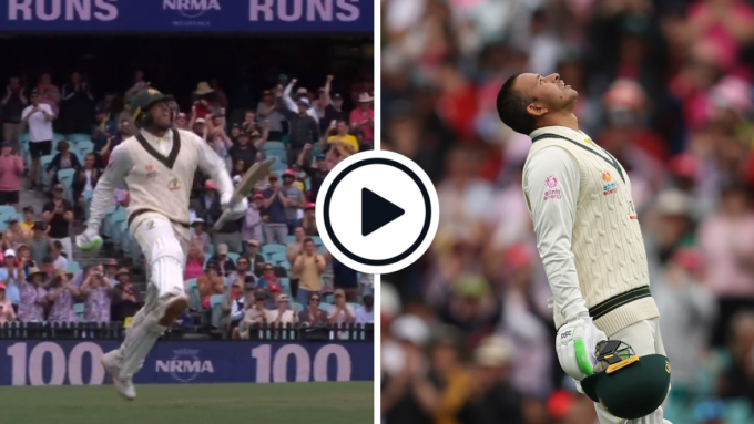 Watch: Usman Khawaja scores third Test century in a row at the SCG and dances in celebration