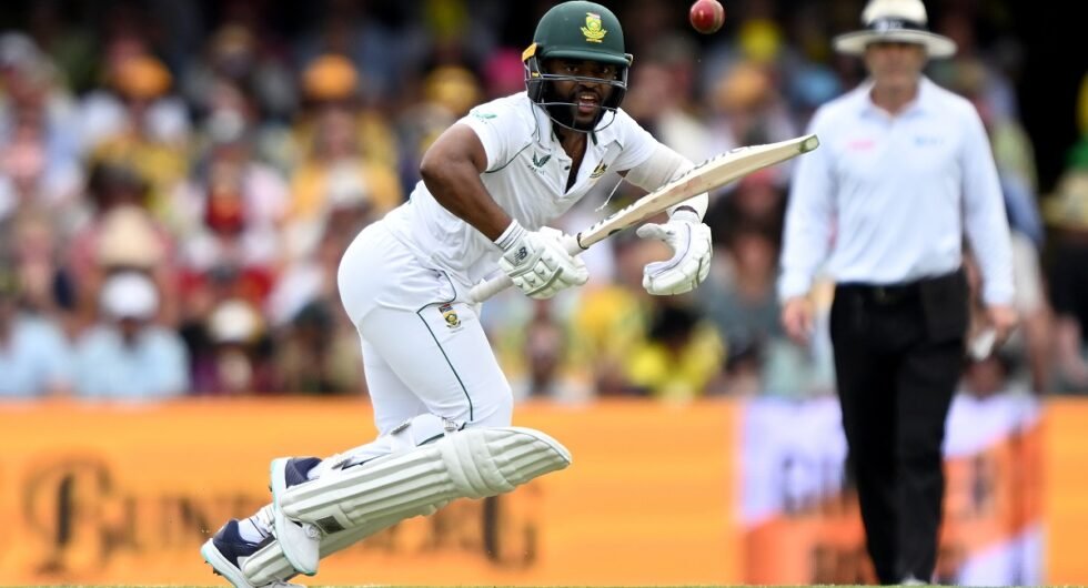Temba Bavuma during day two of the first Test match between Australia and South Africa at The Gabba on December 18, 2022