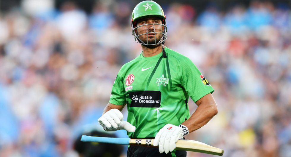 Marcus Stoinis during Melbourne Stars' BBL victory over Adelaide Strikers