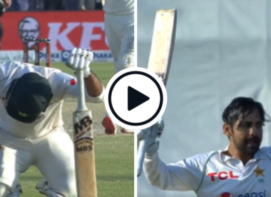 Watch: Sarfaraz Ahmed reaches his first Test hundred in nine years in tense fourth innings run chase