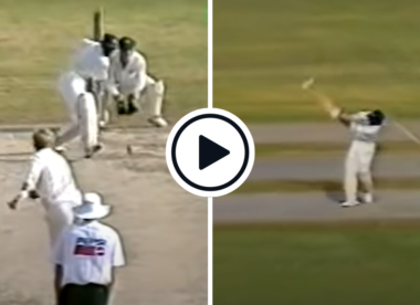 Watch: 22-year-old Vinod Kambli takes on Shane Warne from the rough, smashes 22 in five balls to ace semi-final chase
