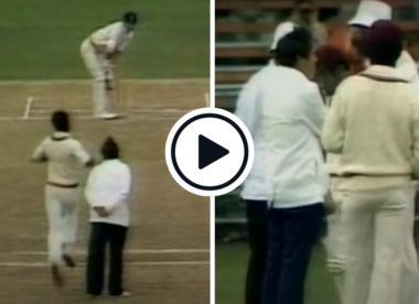 Watch: Colin Croft charges into umpire Fred Goodall in heated historic Test series
