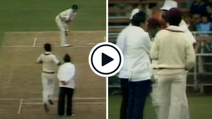Watch: Colin Croft charges into umpire Fred Goodall in heated historic Test series