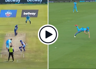 Watch: Jimmy Neesham plucks return catch off his laces, clutches flying one-hander at point in astonishing fielding display