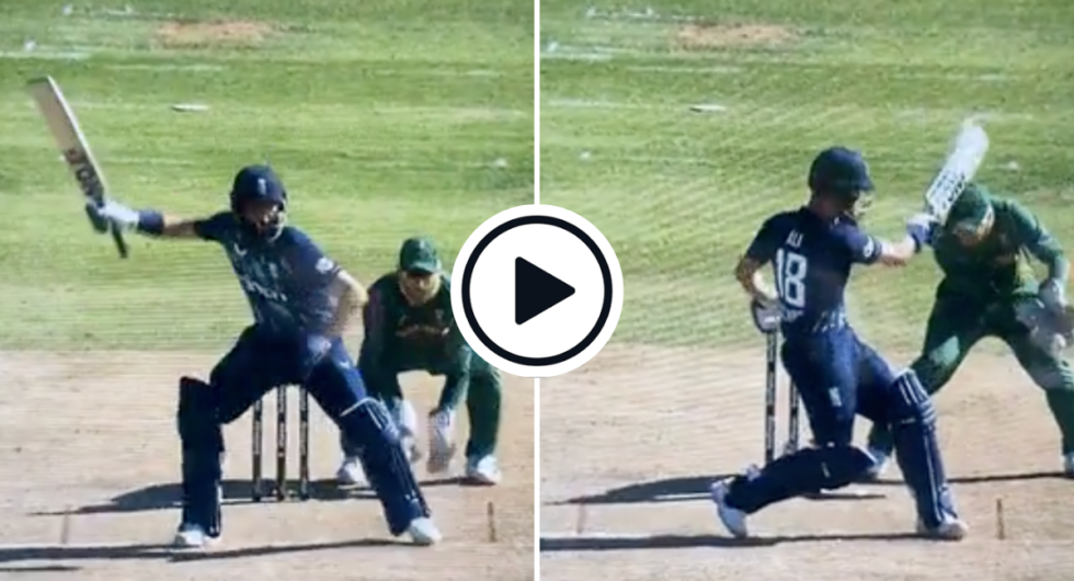 Watch: Moeen Ali Plays And Misses With Ridiculous One-Handed Reverse Slog To Tabraiz Shamsi
