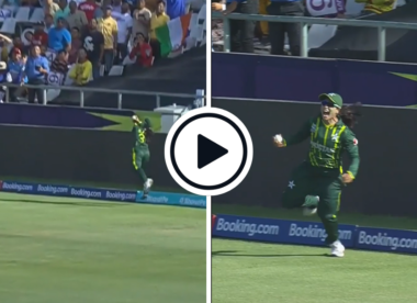 Watch: Sidra Ameen takes stunning, perfectly judged boundary catch to end Shafali Verma assault in India-Pakistan T20 World Cup clash