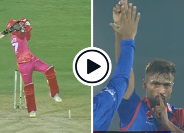 Watch: Mohammad Amir rips out Islamabad United opener with well-directed bouncer, celebrates with finger on lips