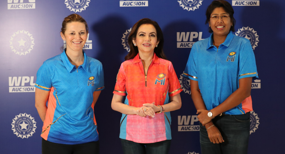 Charlotte Edwards, Jhulan Goswami at the WPL auction