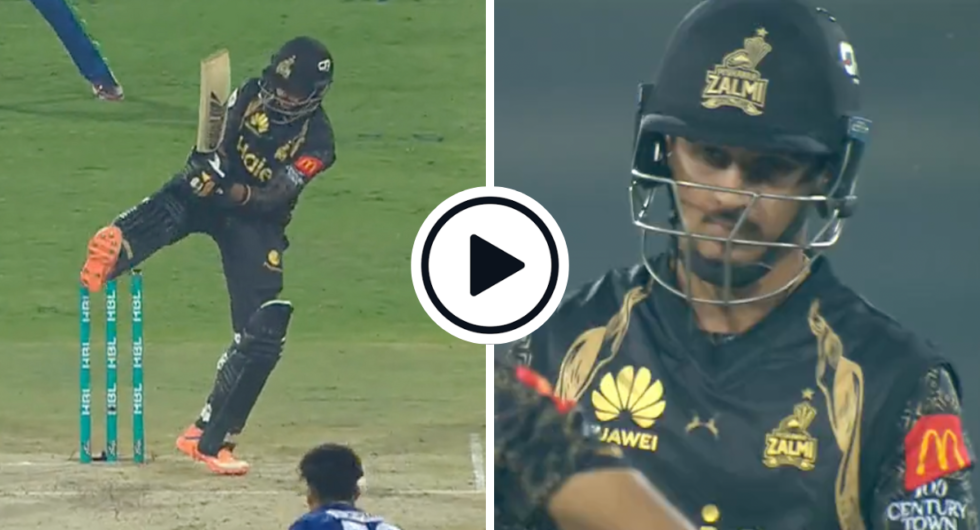 Watch: Saim Ayub Hits Incredible One-Legged Scoop For Six En Route To Maiden PSL Fifty