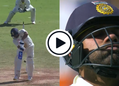 Watch: Pat Cummins cleans up centurion Rohit Sharma with nipping new-ball beauty