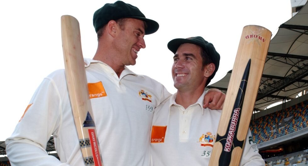 Matthew Hayden and Justin Langer, Brisbane 2000/01