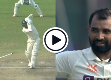 Watch: Mohammed Shami uproots Nathan Lyon's off stump with reverse-swinging peach in sensational opening-day spell