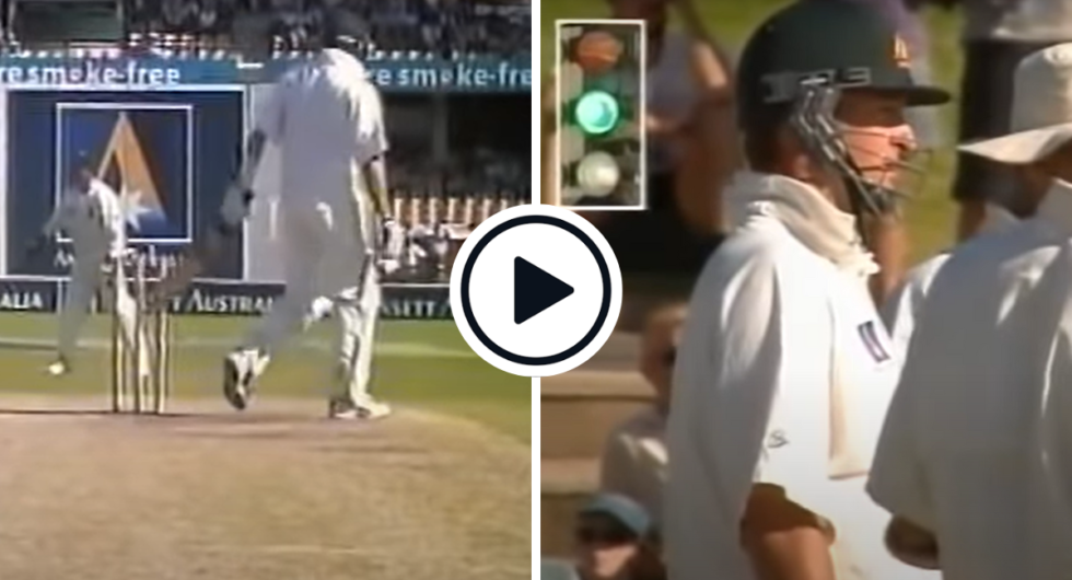 Mark Waugh hit wicket but not out