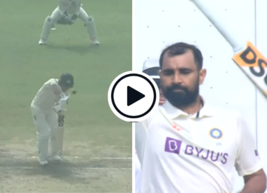Watch: 'Oh it's a beauty' - Warner nicks behind Shami, tosses bat in frustration as scratchy run continues