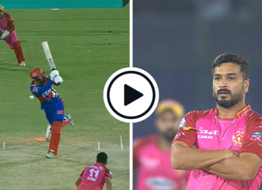 Watch: Rumman Raees cleans up James Vince with new-ball in-swing, holds the pose in celebration