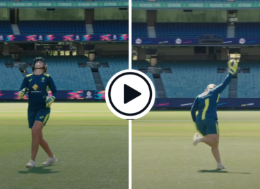 Watch: The 82-metre skier that gave Alyssa Healy a unique World Record