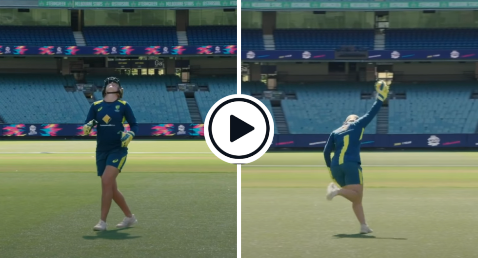 Alyssa Healy holds the world record for the highest catch of a cricket ball