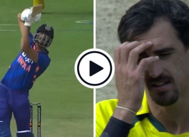 Watch: Axar Patel creams lofted straight drive, launches special pick-up for consecutive sixes off red-hot Mitchell Starc