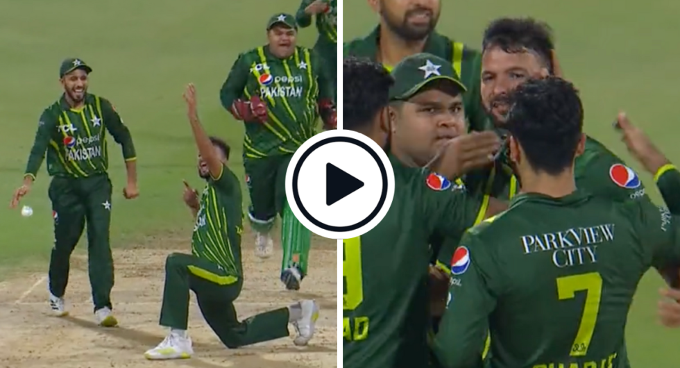 Watch: Ihsanullah Takes Two Wickets In First Three Balls For Pakistan, Gives Mohammad Nabi A Handshake After Block Down The Pitch