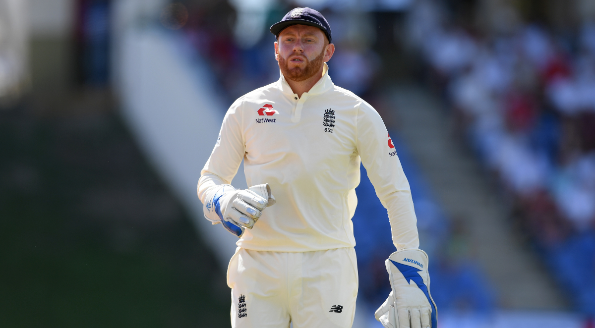 London, UK. 02nd June, 2023. Jonny Bairstow of England assists