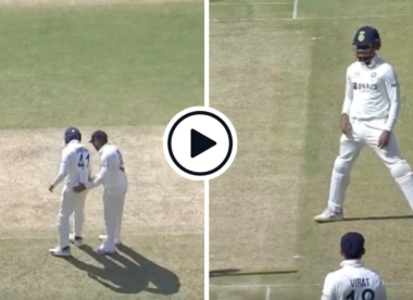 'Oh no, he's moved' – Rohit Sharma holds Shreyas Iyer from his hips, changes silly point position in amusing field adjustment