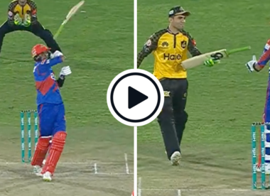 Watch: Shoaib Malik loses his bat, out caught & bowled in bizarre PSL dismissal