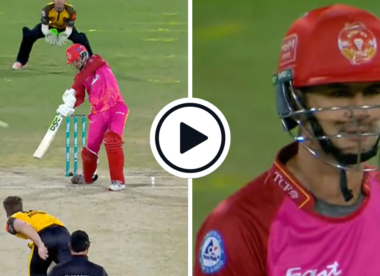 Watch: Alex Hales crunches Jimmy Neesham for mammoth six over cover-point in blistering PSL half-century