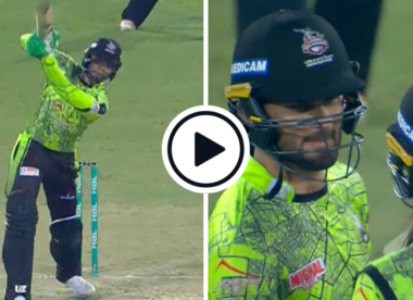 Watch: Shaheen Shah Afridi launches four and six off consecutive balls to ice tense chase and send Lahore Qalandars to PSL final