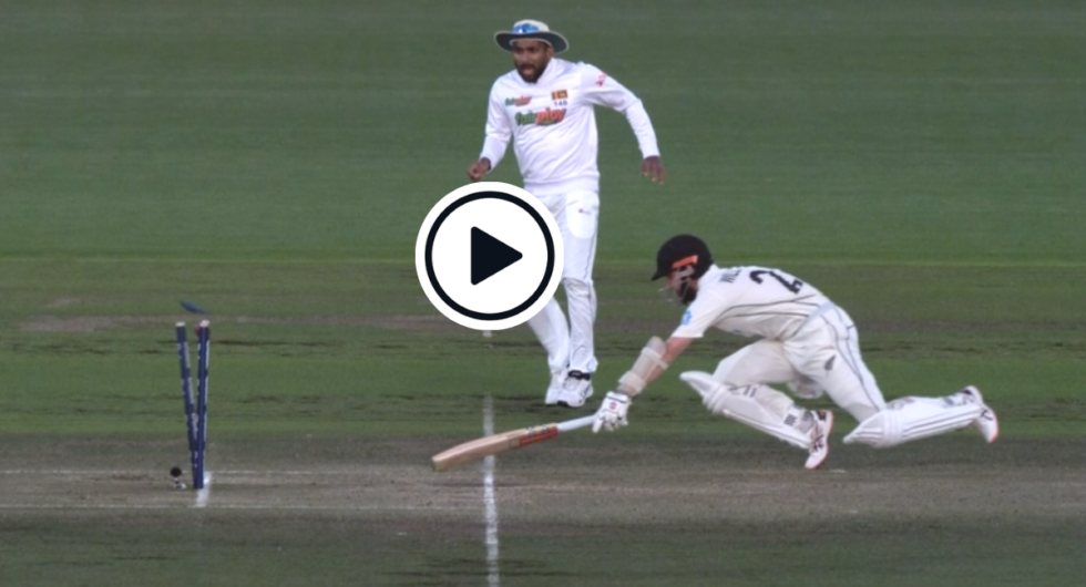 Kane Williamson put in a dive to seal a dramatic New Zealand win in Christchurch against Sri Lanka