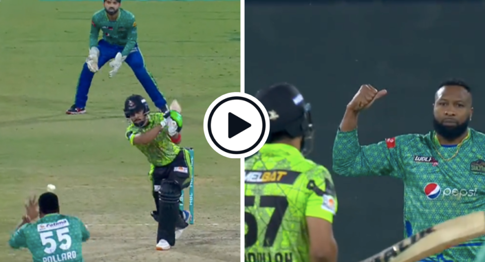 PSL 2023: Kieron Pollard's incredible caught and bowled and send off to Abdullah Shafique