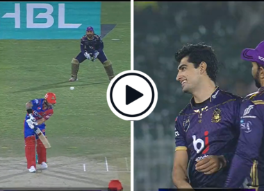 Watch: Naseem Shah squares up, nicks off Matthew Wade with pearler on first ball of PSL clash