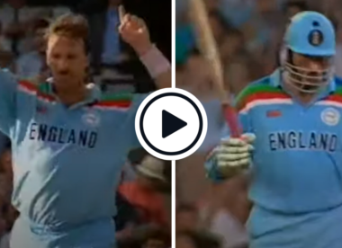 Watch: The last hurrah - 36-year-old Ian Botham takes career-best-haul, slams fifty against Australia at the 1992 World Cup