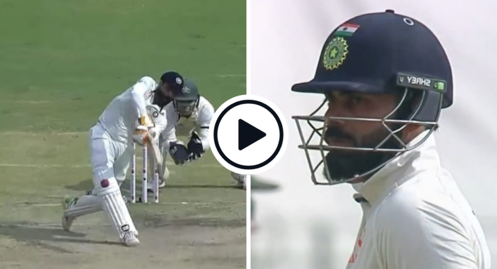 Ravindra Jadeja mistimed a casual slog off Todd Murphy's bowling to get dismissed on the fourth morning of the Ahmedabad Test.