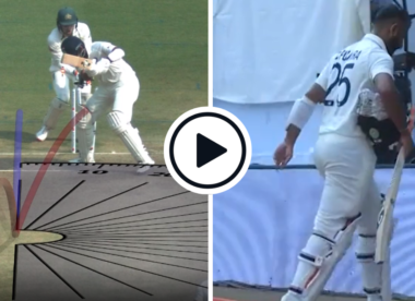 Watch: Nathan Lyon turns a ball viciously to bowl Cheteshwar Pujara for record 12th Test dismissal