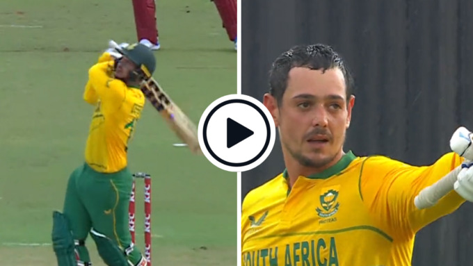Watch: Quinton de Kock blazes incredible century to turbocharge record-breaking South Africa T20I chase