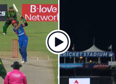 Watch: Rahmanullah Gurbaz blasts Naseem Shah out of the stadium for six to set up historic series win over Pakistan