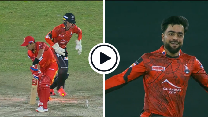 Watch: 'This man has mystique' - Rashid Khan bamboozles batter with ripping leg-break, claims 4-21 in record PSL win