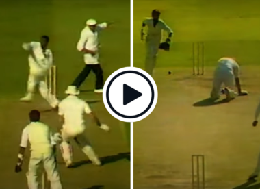 Watch: Graham Gooch falls on his knees at Lord’s, Roger Harper runs him out