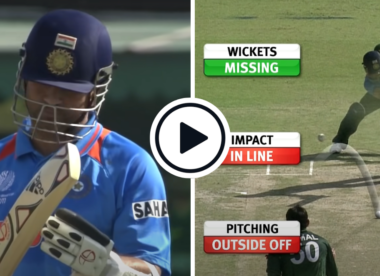 Watch: ‘I’d still give it out’ – Sachin Tendulkar survives controversial DRS call against Pakistan at the 2011 World Cup