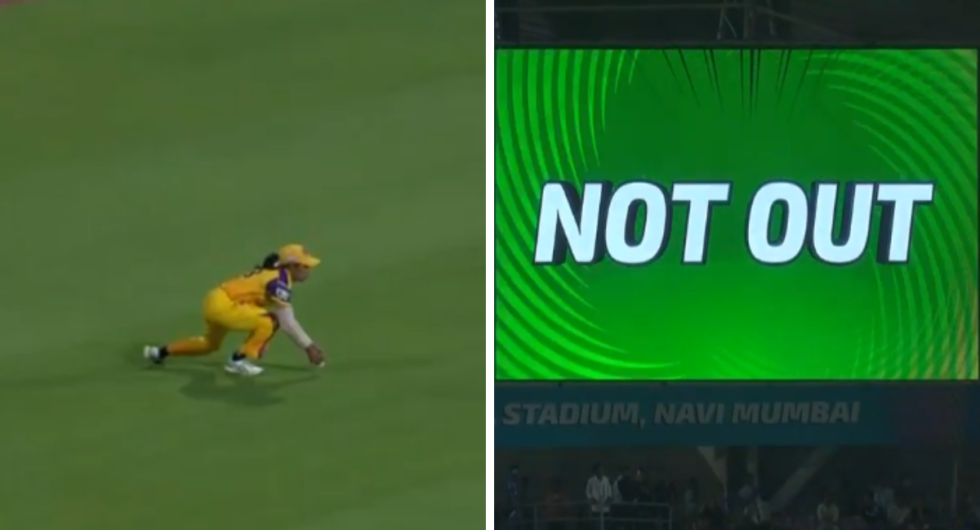 Anjali Sarvani controversial catch in the WPL 2023 Eliminator