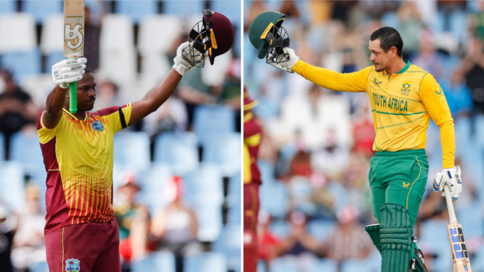 South Africa and West Indies just broke nearly every T20 batting record in existence