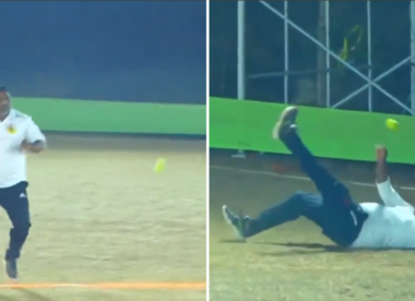 A second-by-second breakdown of the most chaotic piece of fielding you will ever see