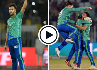 Watch: A batter's game? Abbas Afridi takes hat-trick and five-for to decide PSL run-fest